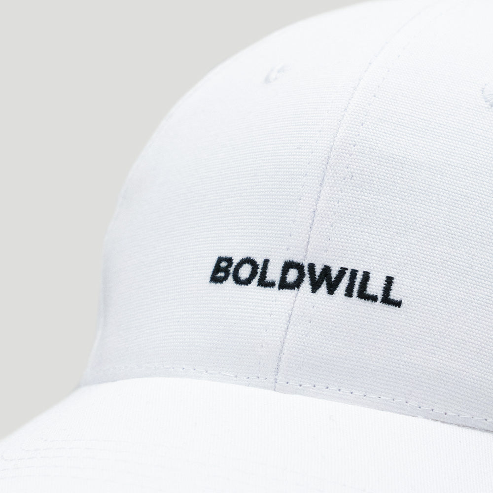 AC95.OC] Baseball Cap - White | Ethical Athleisure Cap – Boldwill