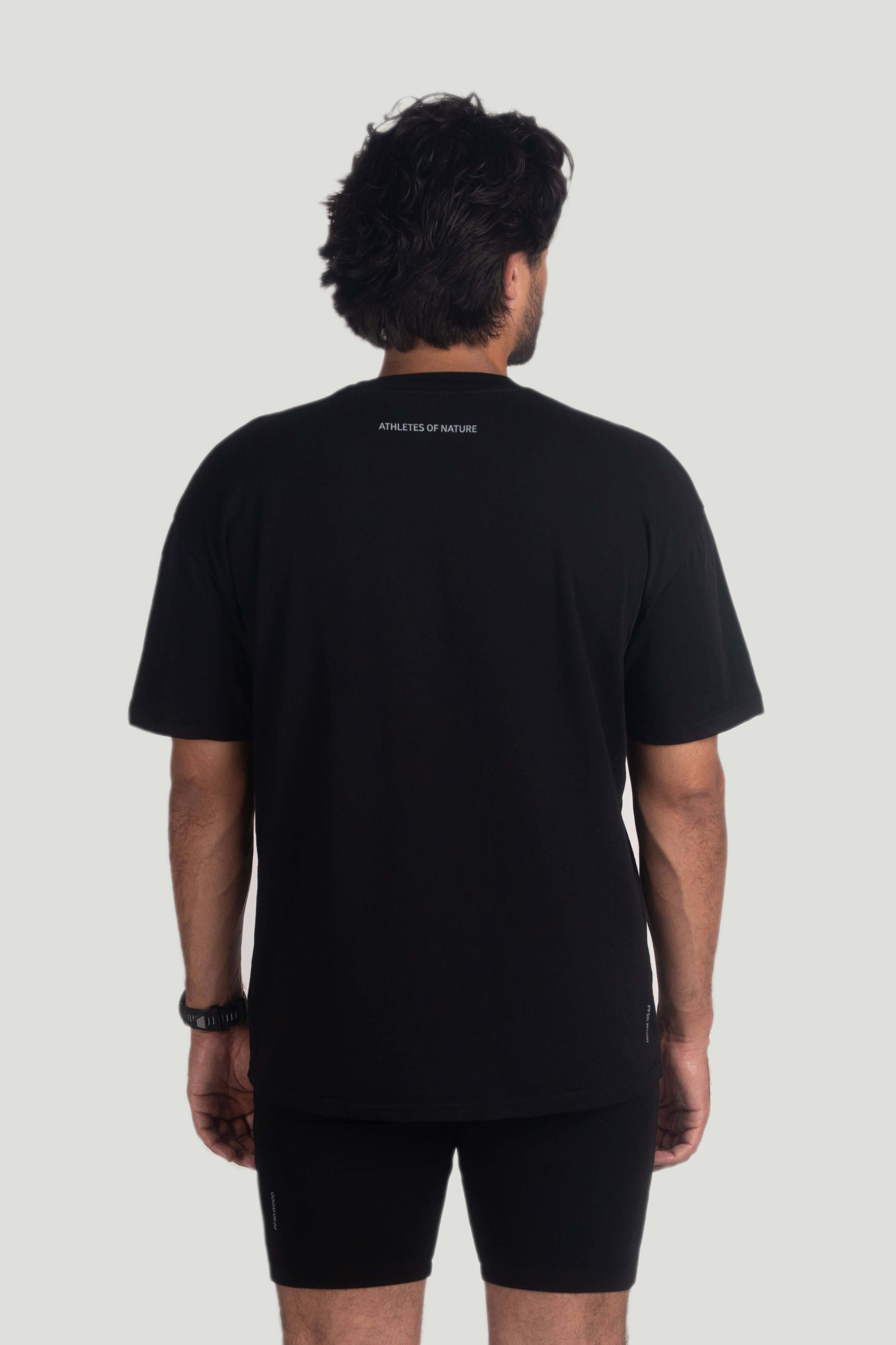 natural athletic apparel made from sustainable materials. put together in this unique t-shirt