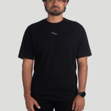 Plastic free sportswear t-shirt in black