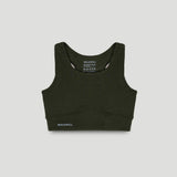 [PF96.Wood] Sports Bra - Pine Green